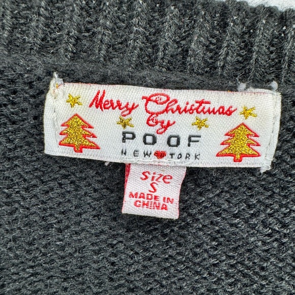 Christmas Sweater Ugly Embroidered Sequin Pug - SKU 1093 - Picture 4 of 4